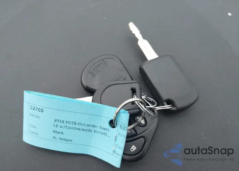 2018 Mitsubishi Outlander Sport 2.0 Le из США, поврежденный, VIN JA4AR3AU1JU004740